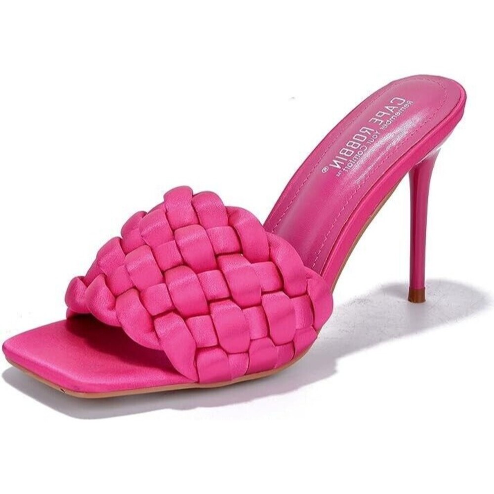 Cape Robbin Miella Stiletto Heels for Women - Women's sandals with Slip On 6.5